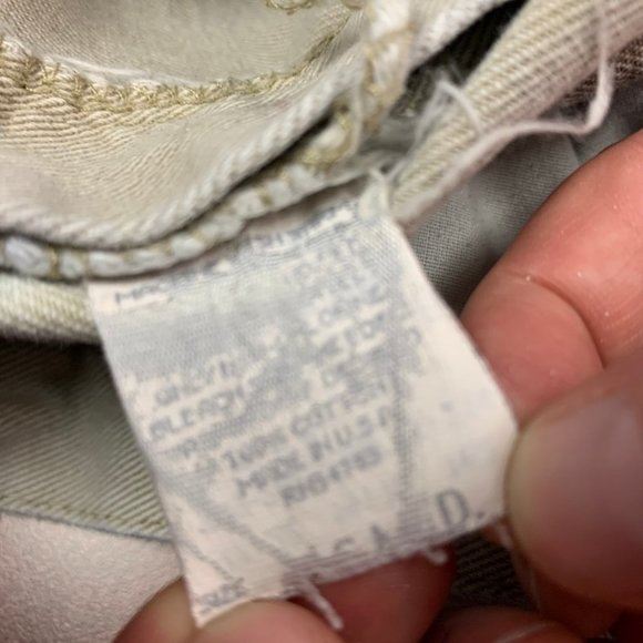 Vintage Lee Riveted Super High Rise Mom Tan Jeans - Picture 6 of 8